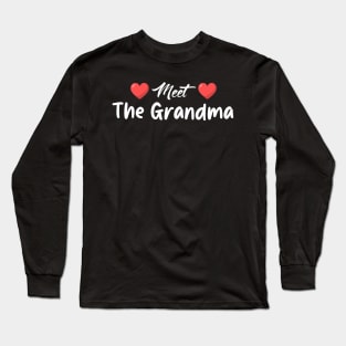 Meet the Grandmother T-shirt Design Long Sleeve T-Shirt